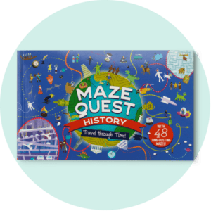Book cover of Maze Quest History