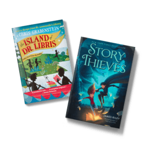 Two books that are examples of portal fantasy