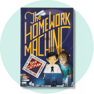 Book cover for The Homework Machine