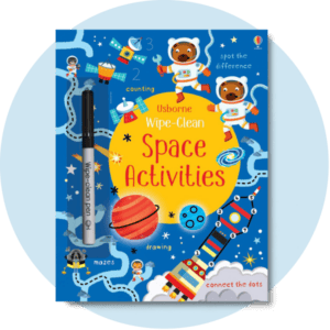 Book cover for Wipe Clean Space Activities